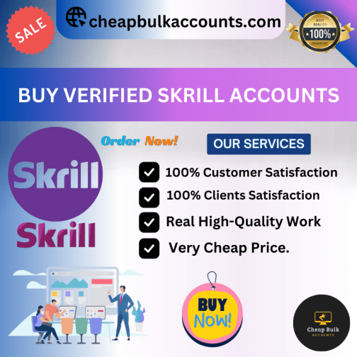 BUY VERIFIED SKRILL ACCOUNTS